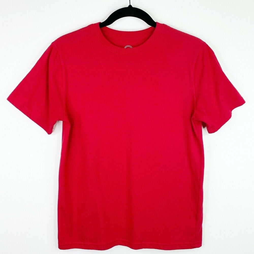 Wonder Nation Solid Red T-Shirt Shirt Top Size XL 14 16 Kids Youth